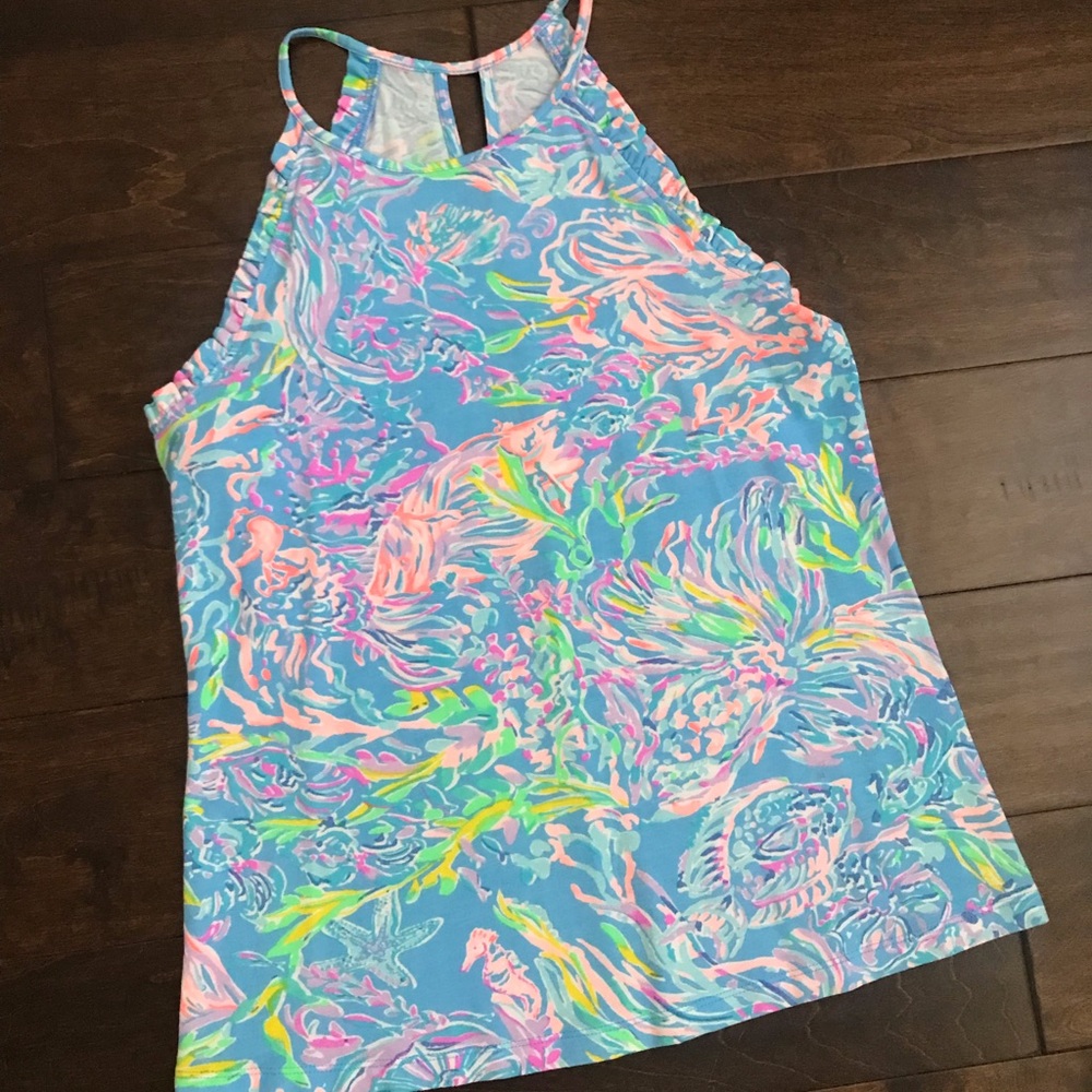 Lilly Pulitzer Ruffle Sleeve Tank